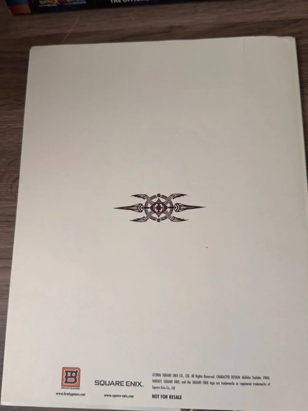 Final Fantasy XII Art collection book